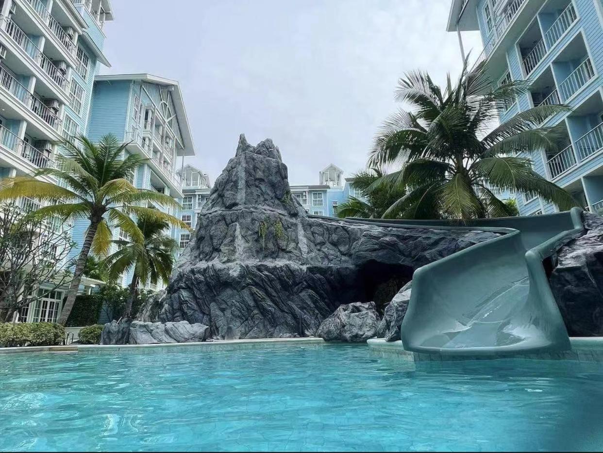 Grand Florida芭提雅带免费游泳池温泉和健身房和办公区水上花园公寓e208 นาจอมเทียน ภายนอก รูปภาพ